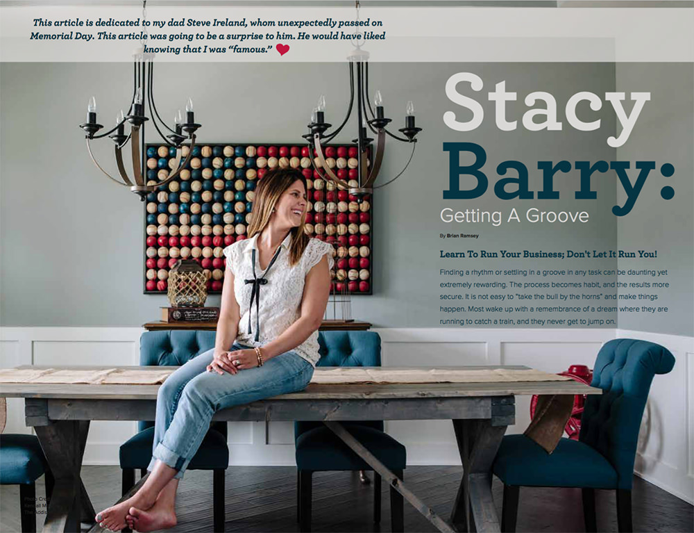 Stacy Barry: Getting a Groove