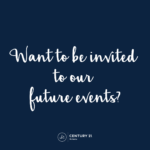 Want to be invited to our future events?